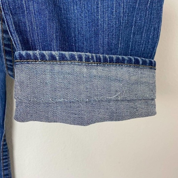 True Religion Light Wash Blue Denim Straight Jeans Size 28 - Picture 4 of 12